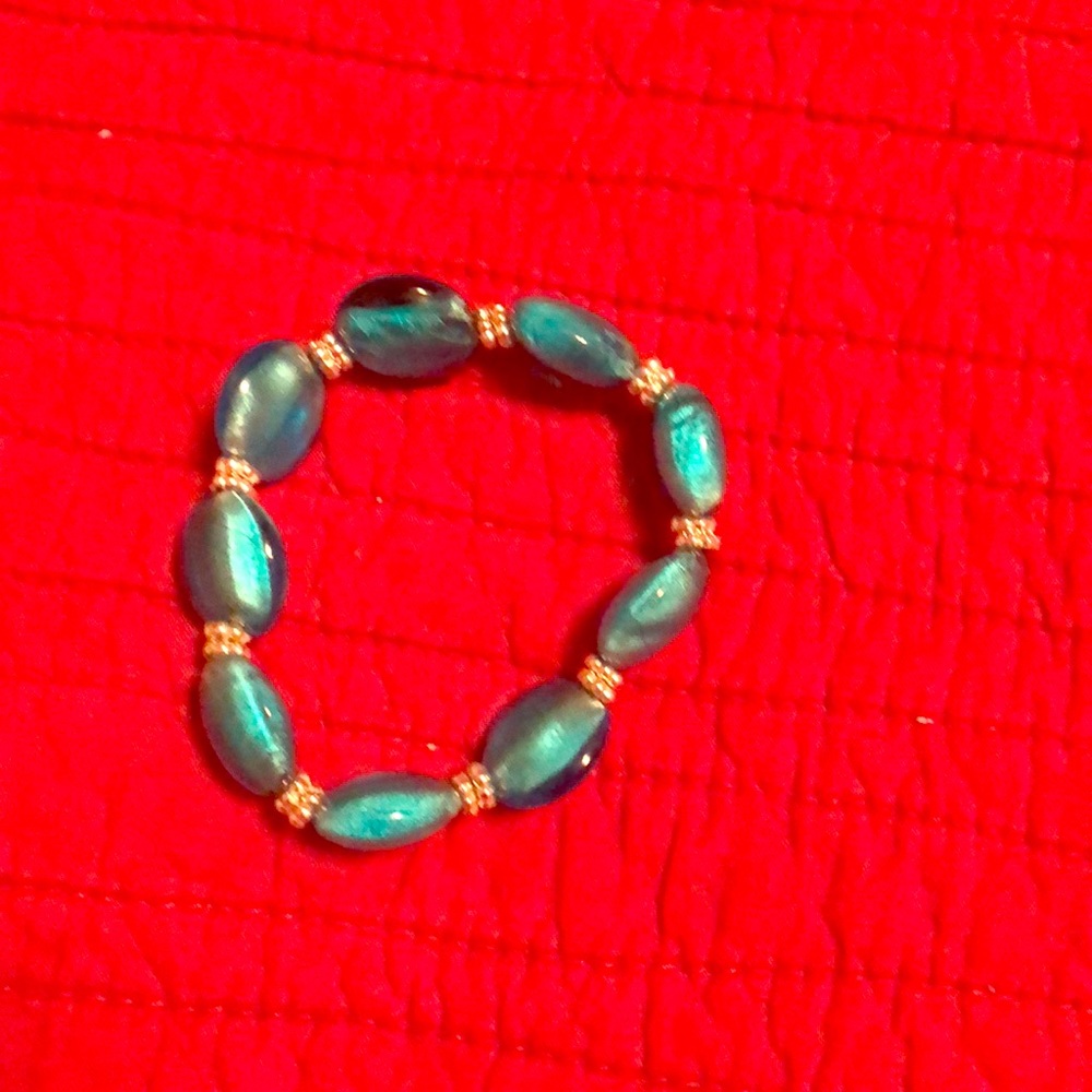 Blue Topaz colored bracelet